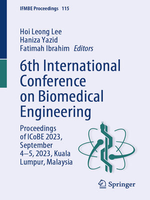 cover image of 6th International Conference on Biomedical Engineering